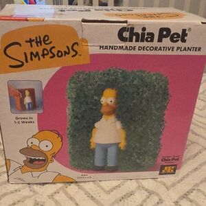 The Simpsons Chia Pet Handmade Decorative Planter - Green